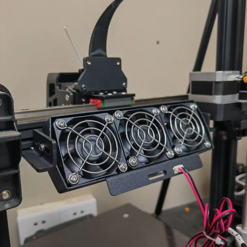 Funssor Creality Ender3 V3 SE/KE 3D Printer Upgraded Triple Cooling Fan Kit Heat Dissipation for High Speed Printing