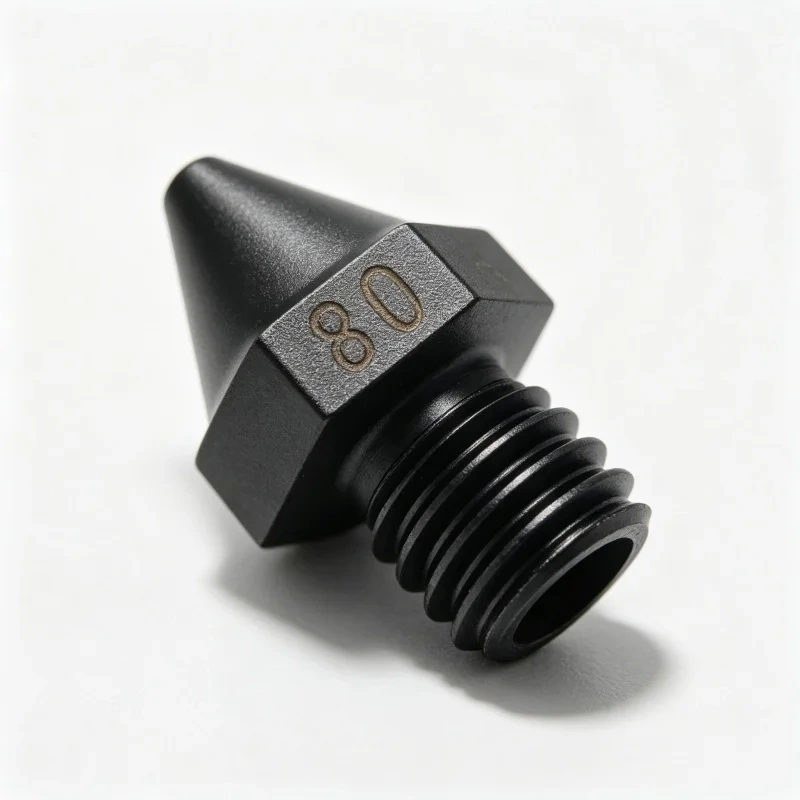 Funssor Replacement Hardened Steel Nozzle 0.2/0.4/0.6/0.8mm For Raise3D Pro2 E2 Pro3 3D Printer
