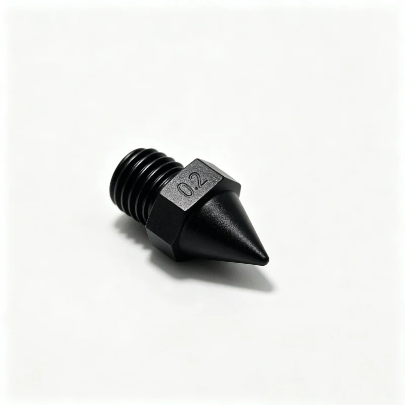 Funssor Replacement Hardened Steel Nozzle 0.2/0.4/0.6/0.8mm For Raise3D Pro2 E2 Pro3 3D Printer