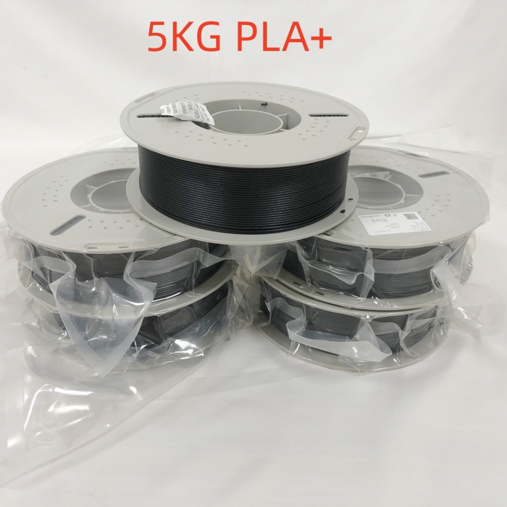 Funssor  5Rolls PLA+ Filament 1.75mm 1KG High Speed 3D Printer Filament for Kobra S1C/Snapmaker U1 3D printer Mix Color