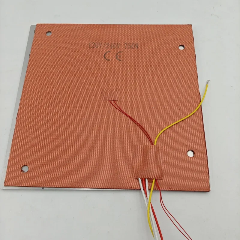 Funssor Creality K1 MAX Heated Bed Upgrade Kit Raw Material Not Polished Plate 120/240V 750W Silicone Heater Pad
