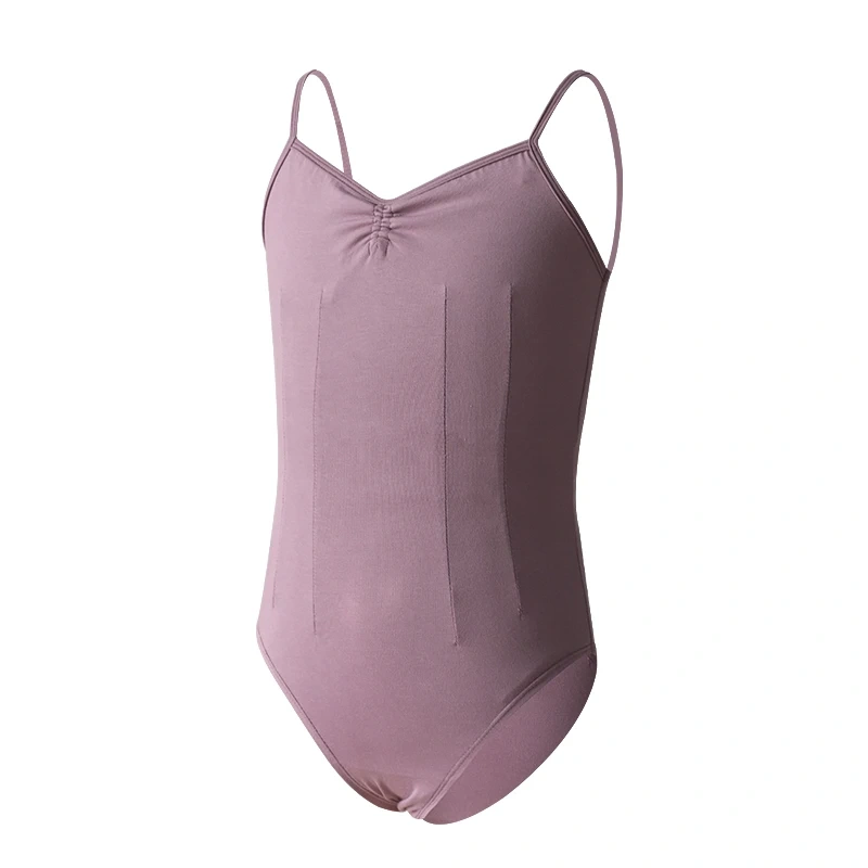 Front Pinched Camisole Leotard