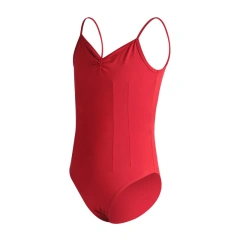 Front Pinched Camisole Leotard