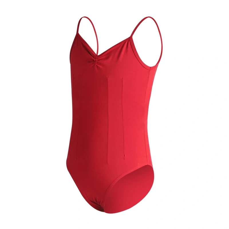 Front Pinched Camisole Leotard