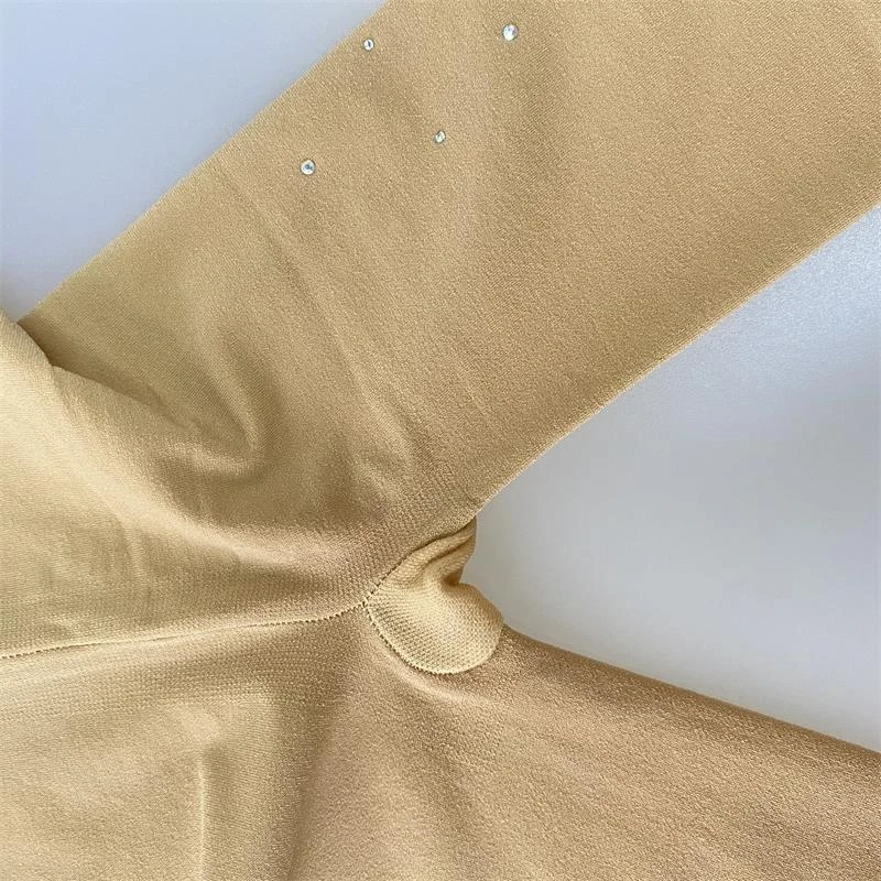 Rhinestone Boot Cover Figure Skating Tights