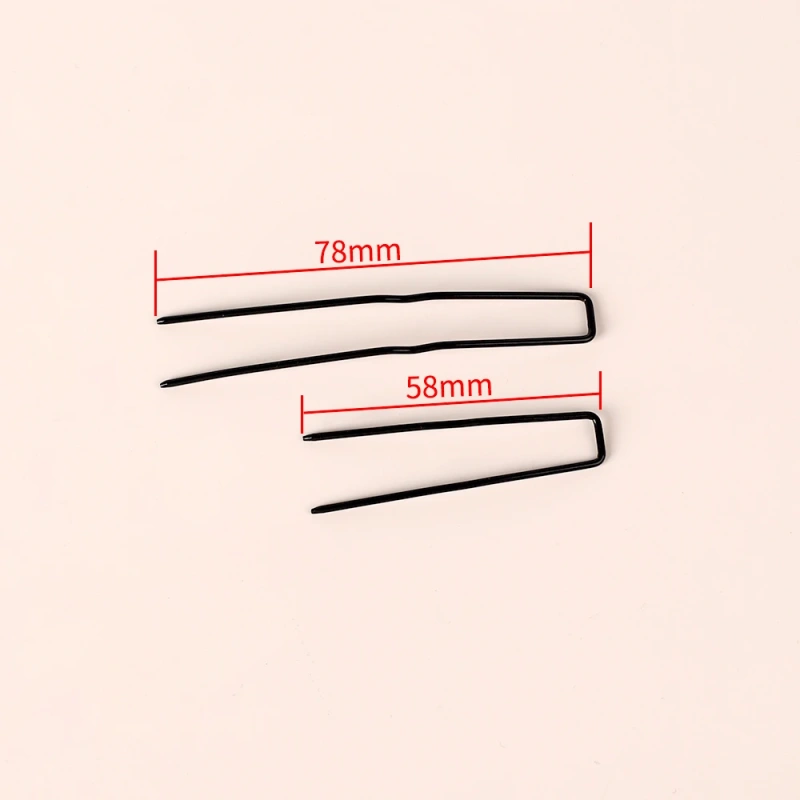 None Bend U Shape Hair Pin