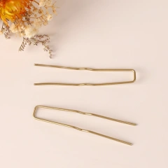 None Bend U Shape Hair Pin