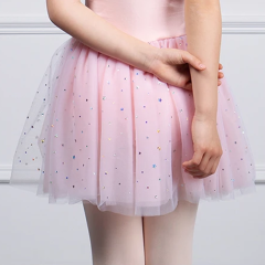 Children's Sequined Mesh Dress