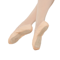 Leather Full Sole Ballet Slipper