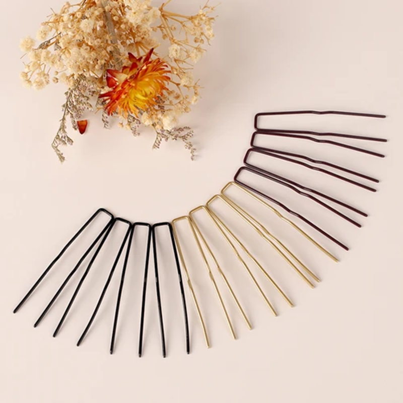 None Bend U Shape Hair Pin