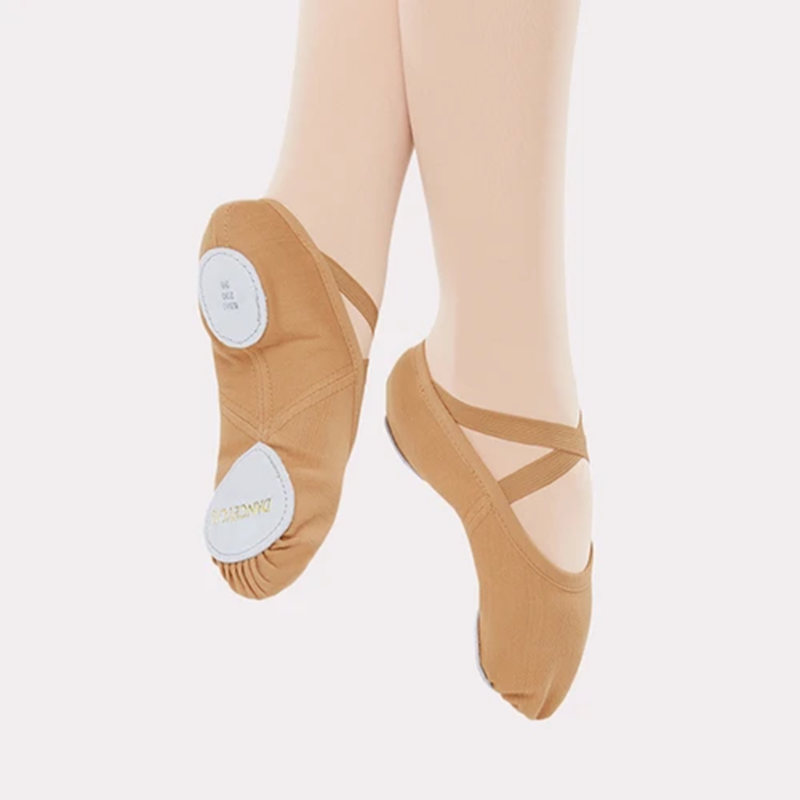 Split Sole Stretch Canvas Ballet Shoe
