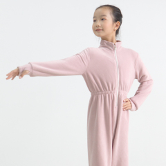 Double sided fleece winter warm jumpsuit