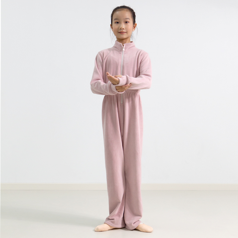 Double sided fleece winter warm jumpsuit