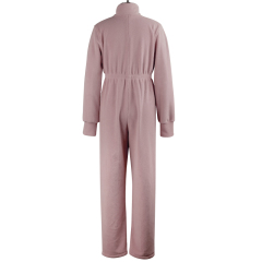 Double sided fleece winter warm jumpsuit