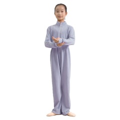Double sided fleece winter warm jumpsuit