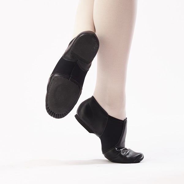 Neoprene Elastic Slip-on Jazz Shoes (Cow leather)