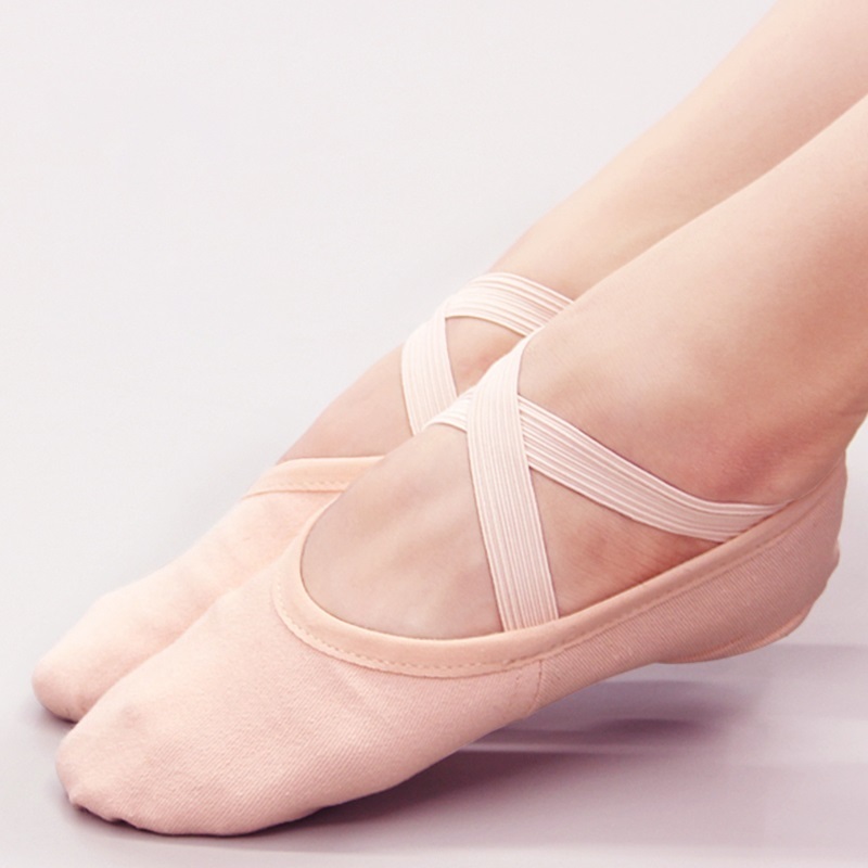Split Sole Stretch Canvas Ballet Shoe