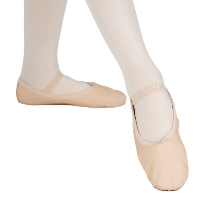 Leather Full Sole Ballet Shoes
