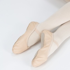 Leather Full Sole Ballet Shoes