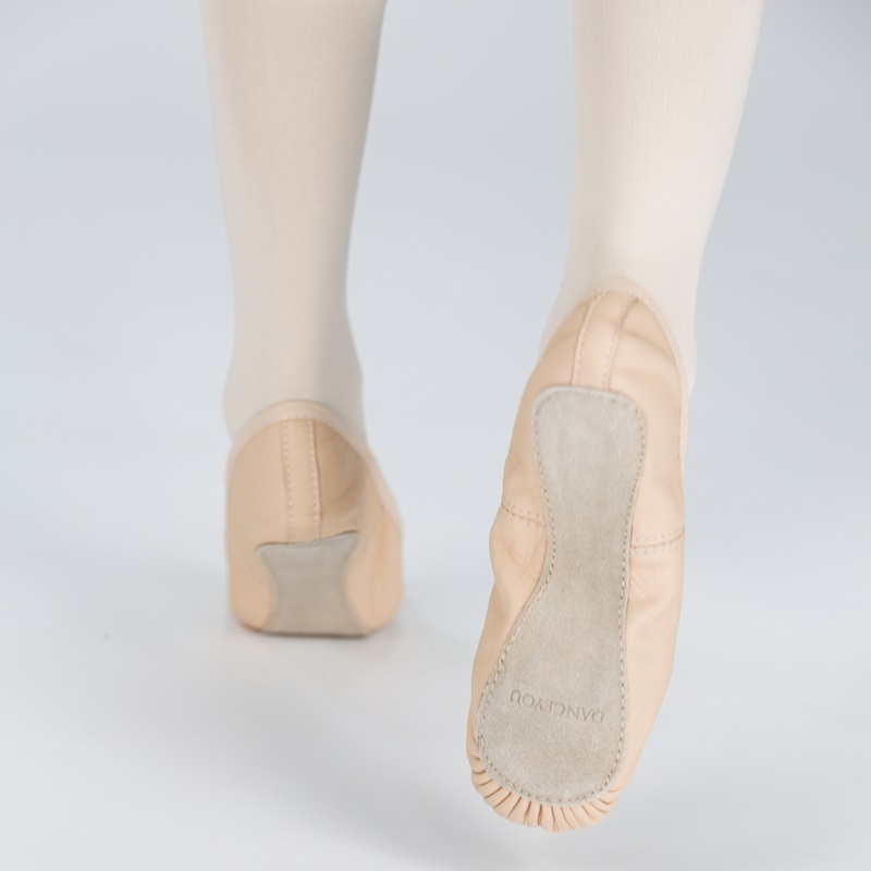 Leather Full Sole Ballet Shoes