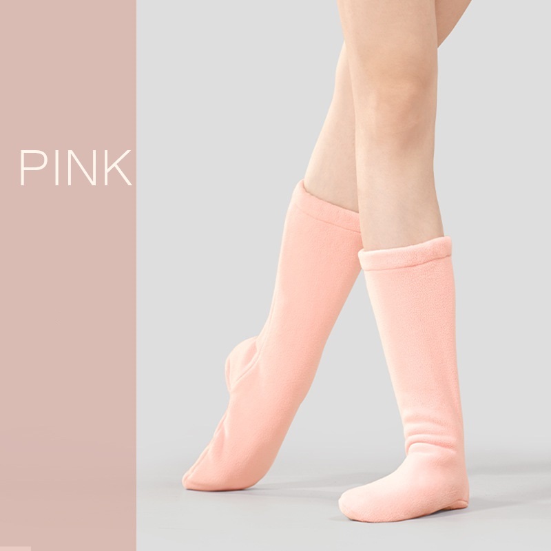 Dancebuy ballet Soft soled exercise shoes, adult ballet warm boots