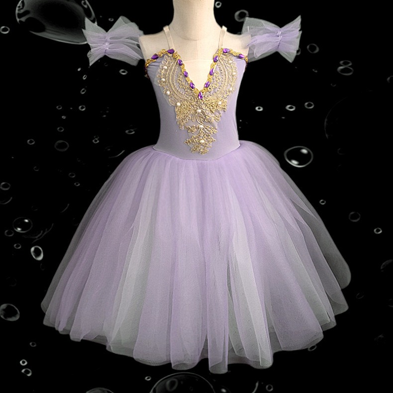 Soft gauze skirt, fluffy skirt, girls' ballet dance costume