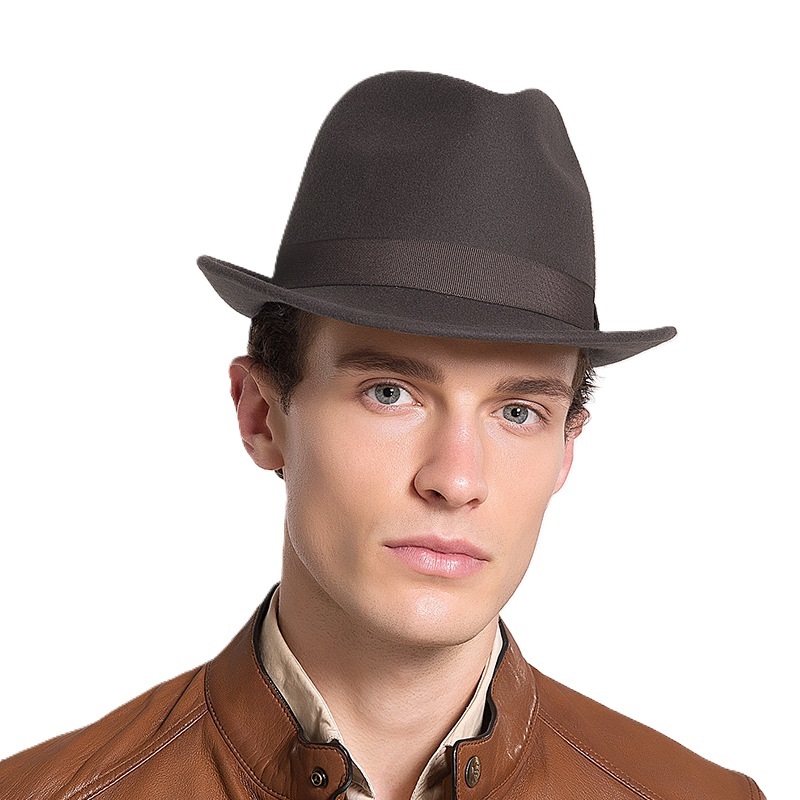 Wide brimmed stylish casual jazz hat