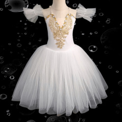 Soft gauze skirt, fluffy skirt, girls' ballet dance costume