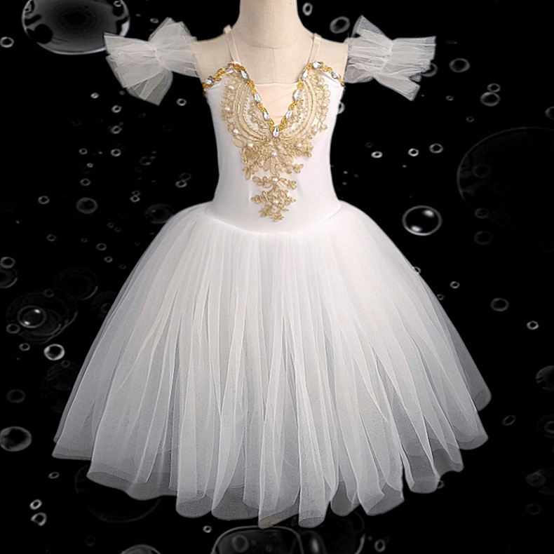 Soft gauze skirt, fluffy skirt, girls' ballet dance costume