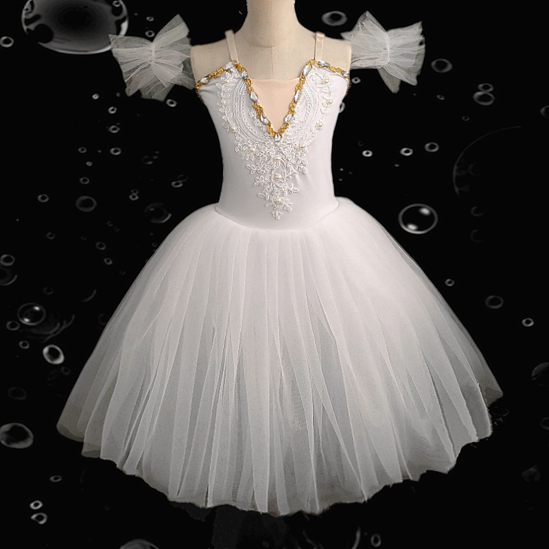 Soft gauze skirt, fluffy skirt, girls' ballet dance costume