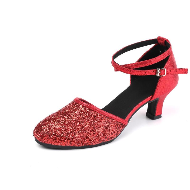 Mid heeled spring and summer high heels, non irritating women's dance shoes