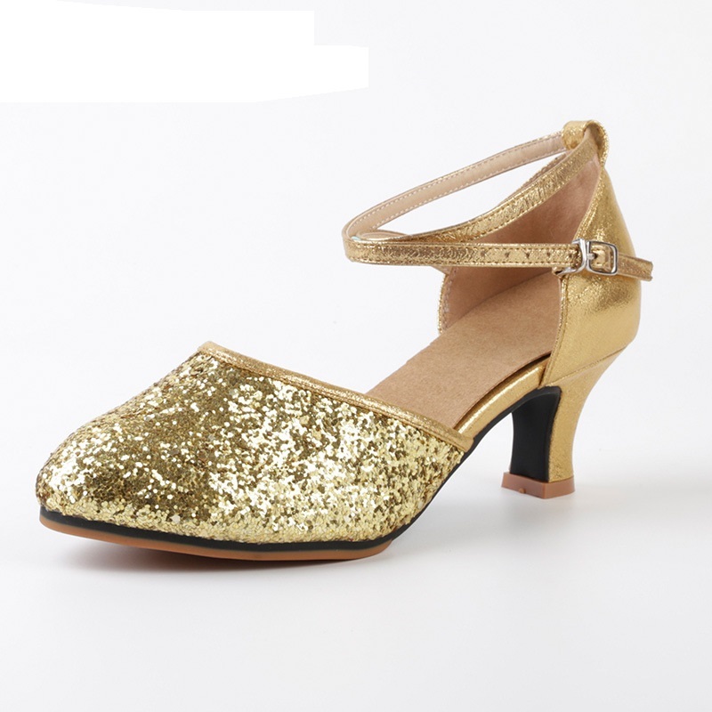 Mid heeled spring and summer high heels, non irritating women's dance shoes