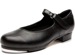 Adult mid heel modern soft soled dance shoes