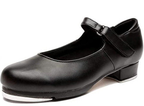 Adult mid heel modern soft soled dance shoes