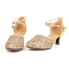 Mid heeled spring and summer high heels, non irritating women's dance shoes