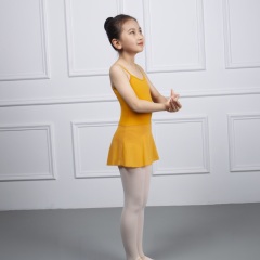 DANCEBUY Large V-neck Suspender Body Suit For Children