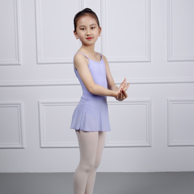 DANCEBUY Large V-neck Suspender Body Suit For Children