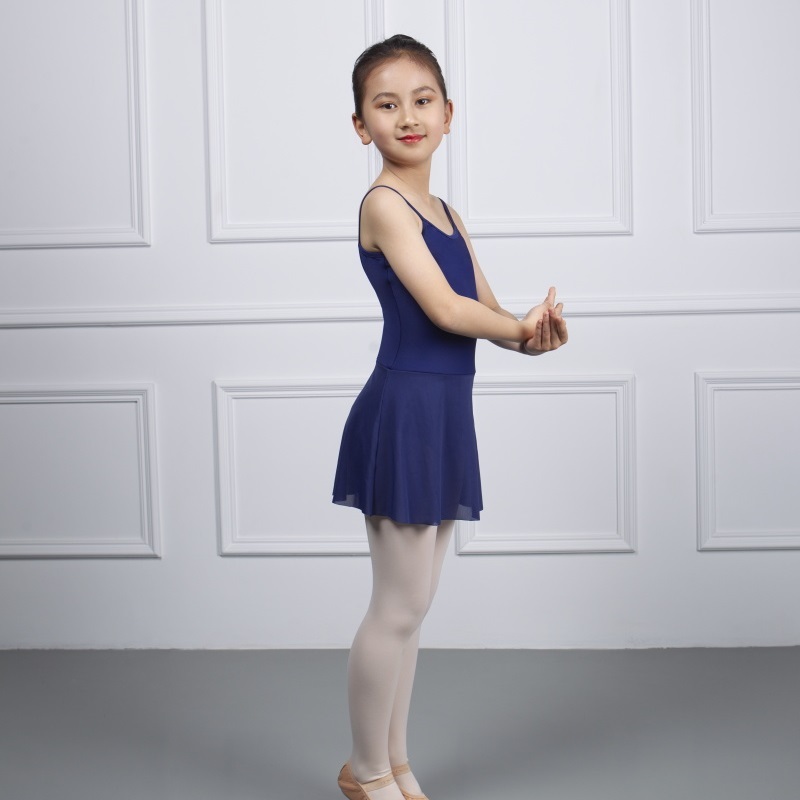 DANCEBUY Large V-neck Suspender Body Suit For Children