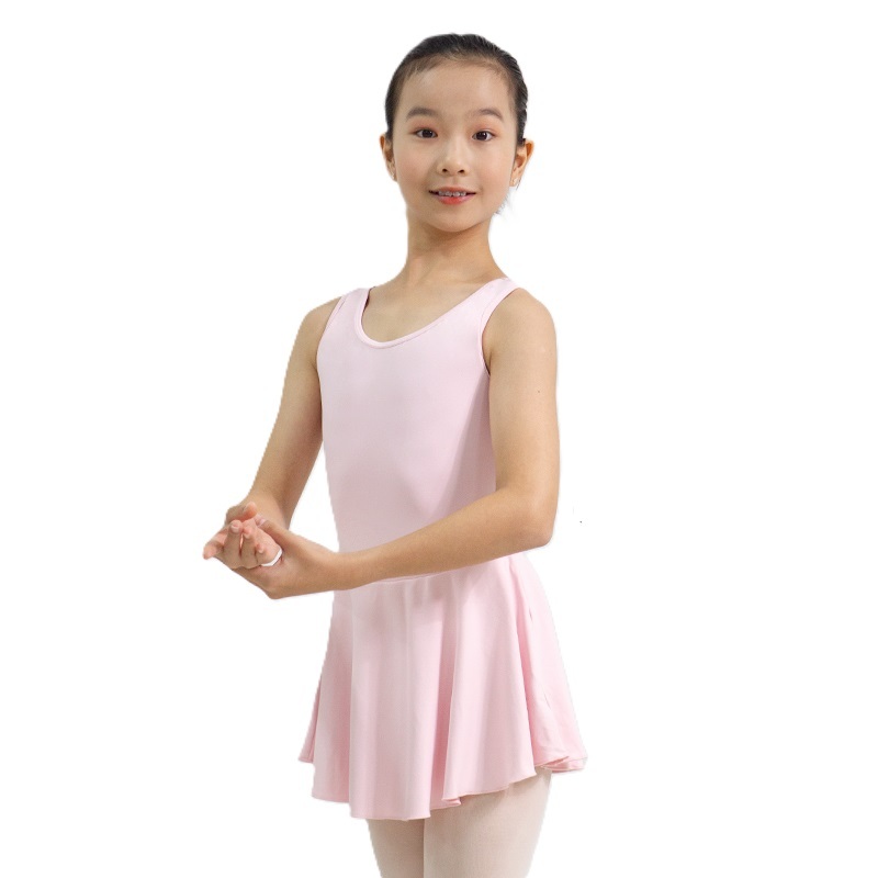 DANCEBUY Ballet Round  Neck Tank Top Knit Dress