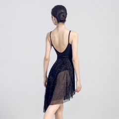 DANCEBUY Lace Mid-Length Dance Training Skirt