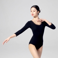 DANCEBUY Classic 3/4 Sleeve Ballet Leotard For Adults