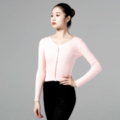 DANCEBUY Long-Sleeved Ballet Uniform Knitted Jacket