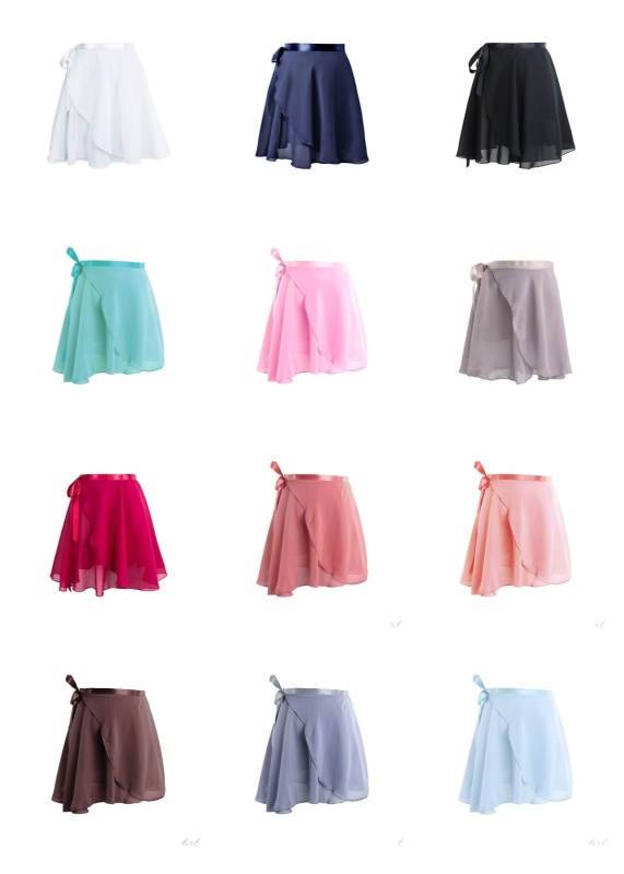 DANCEBUY Ballet Wrap Skirt  with Tie Waist