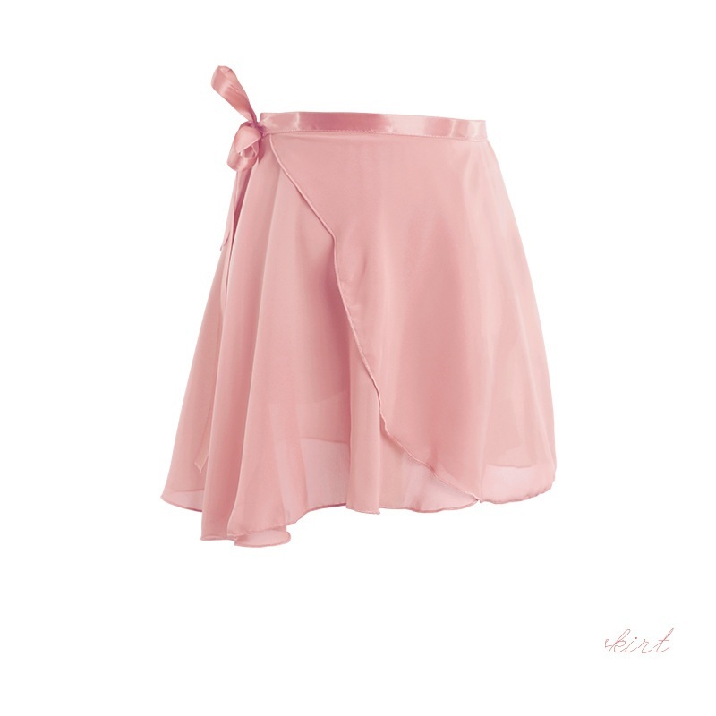 DANCEBUY Ballet Wrap Skirt  with Tie Waist