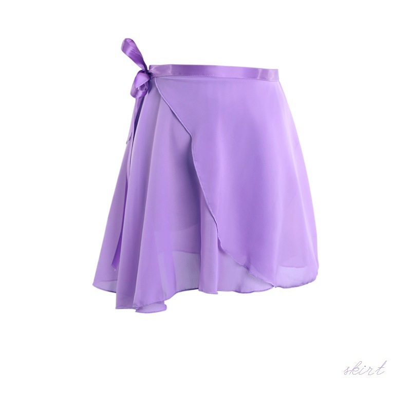 DANCEBUY Ballet Wrap Skirt  with Tie Waist