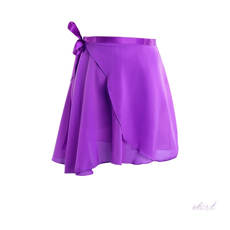 DANCEBUY Ballet Wrap Skirt  with Tie Waist
