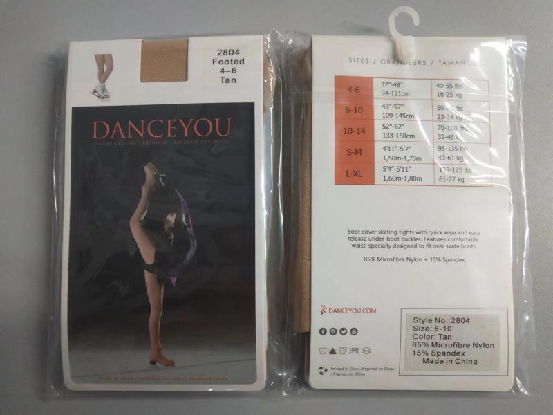 DANCEBUY Ballet Footed Skating Tights