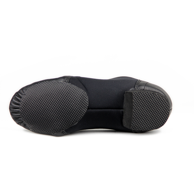 DANCEBUY Neoprene Elastic Slip-on Jazz Shoes (Cow leather)