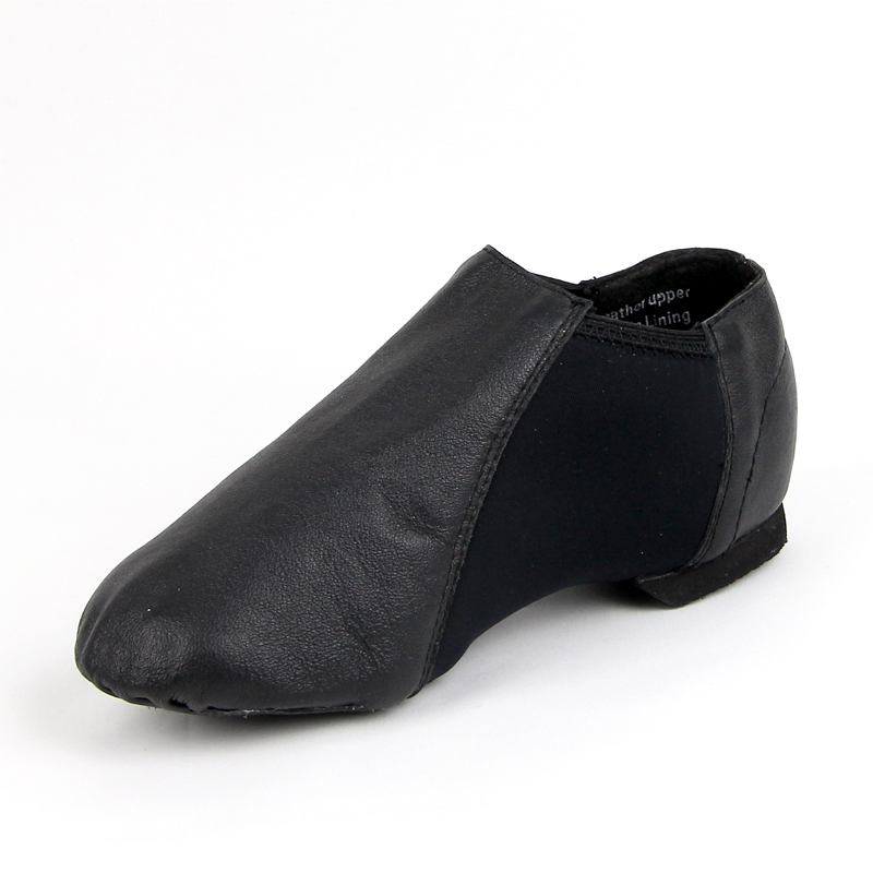 DANCEBUY Neoprene Elastic Slip-on Jazz Shoes (Cow leather)
