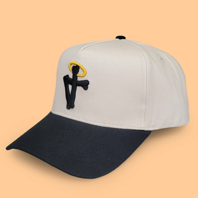 Baseball Cap - CMC-1083(100% Cotton Off White Khaki Beige Black Suede Visor Hat Two Tone Edition 9forty A Frame Baseball Cap)
